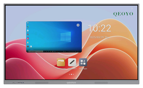 Qeoyo 65” UHD Interactive Flat Panel